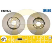 Тормозной диск GIRLING 6060125