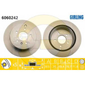 Тормозной диск GIRLING 6060242