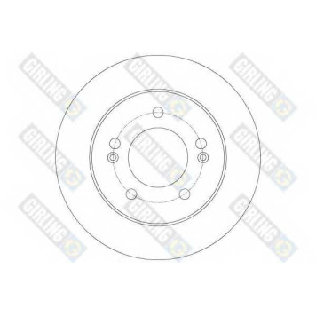 Тормозной диск GIRLING 6061444-1