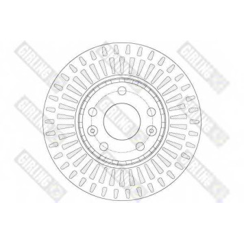 Тормозной диск GIRLING 6061841-1