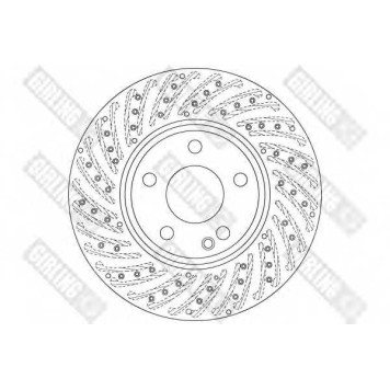 Тормозной диск GIRLING 6062625-1