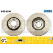 Тормозной диск GIRLING 6064191