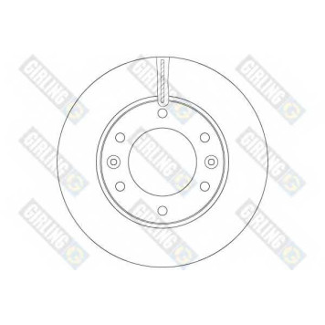 Тормозной диск GIRLING 6064461-1