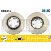 Тормозной диск GIRLING 6065145