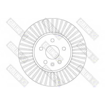 Тормозной диск GIRLING 6066291