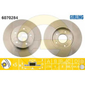 Тормозной диск GIRLING 6070284