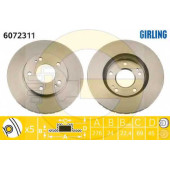 Тормозной диск GIRLING 6072311