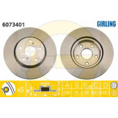 Тормозной диск GIRLING 6073401