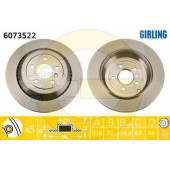 Тормозной диск GIRLING 6073522