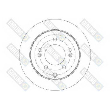 Тормозной диск GIRLING 6078194