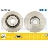 Тормозной диск GIRLING 6079731