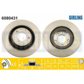 Тормозной диск GIRLING 6080431
