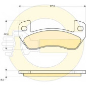 Колодки тормозные дисковые <b>GIRLING 6116809</b>