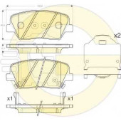 Колодки тормозные дисковые для HYUNDAI ELANTRA, i30 CW, i30, VELOSTER / KIA CARENS, CEED, CEE`D, CERATO KOUP, CERATO, PRO CEE?D, SORENTO <b>GIRLING 6135495</b>