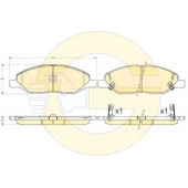 Колодки тормозные дисковые для NISSAN BLUEBIRD SYLPHY(G10,G11), CUBE(Z11), LATIO, MICRA(K11,K12), NOTE(E11), TIIDA(C11X,C12,SC11X) <b>GIRLING 6135776</b>