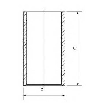 Гильза цилиндра GOETZE ENGINE 14-015590-00