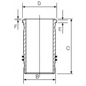 Гильза цилиндра GOETZE ENGINE 14-450160-00
