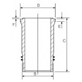 Гильза цилиндра GOETZE ENGINE 14-450370-00
