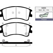 Колодки тормозные дисковые передний для MAZDA 6(GG) <b>GOODWILL 1042 F</b>