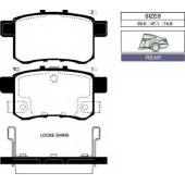 Колодки тормозные дисковые задний для HONDA ACCORD(CU) <b>GOODWILL 2021 R</b>
