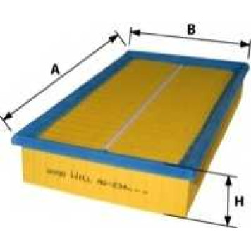 Фильтр воздушный GOODWILL AG 234