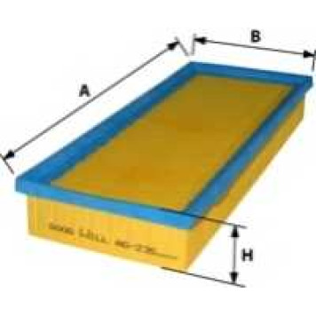 Фильтр воздушный GOODWILL AG 235