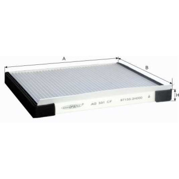 Фильтр салонный GOODWILL AG 331 CF