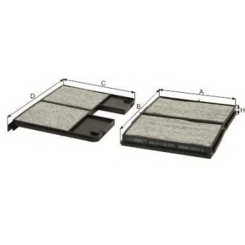 Фильтр салонный GOODWILL AG 411 2K CFC