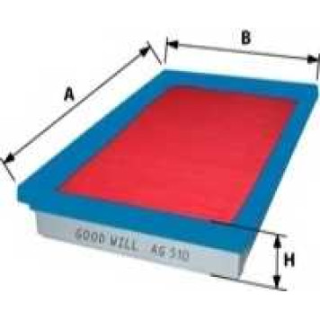 Фильтр воздушный GOODWILL AG 510