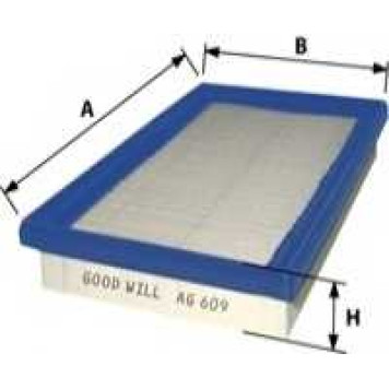Фильтр воздушный GOODWILL AG 609