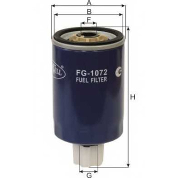 Фильтр топливный GOODWILL FG 1072