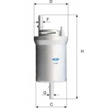 Фильтр топливный GOODWILL FG 206