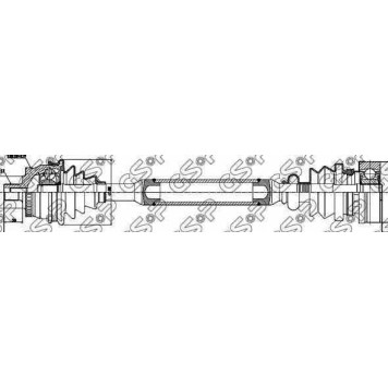 Приводной вал GSP GDS83002 / 203002