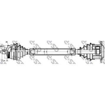 Приводной вал GSP GDS83007 / 203007