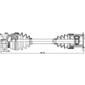 Приводной вал GSP GDS83023 / 203023
