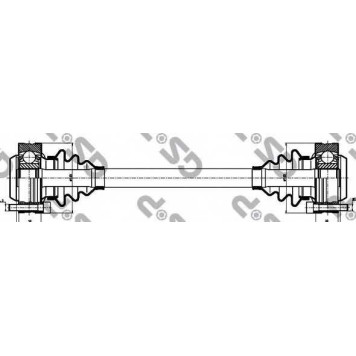 Приводной вал GSP GDS85001 / 205001