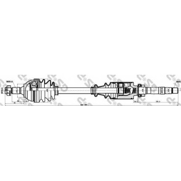 Приводной вал GSP GDS10015 / 210015