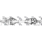 Приводной вал GSP GDS10033 / 210033