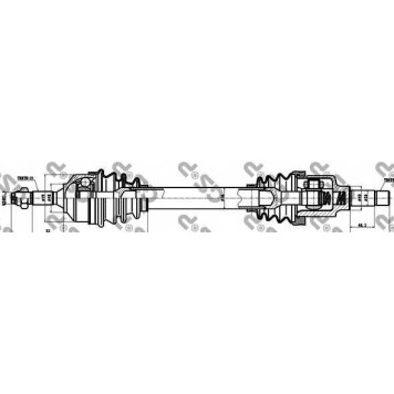 Приводной вал GSP GDS10043 / 210043