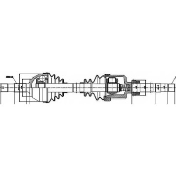 Приводной вал GSP GDS10066 / 210066