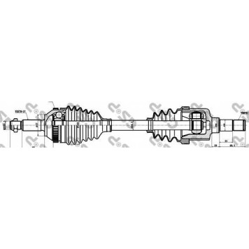 Приводной вал GSP GDS18002 / 218002