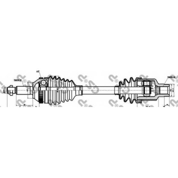 Приводной вал GSP GDS18004 / 218004