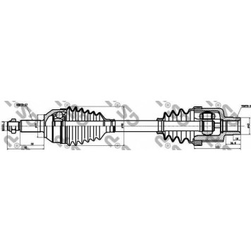 Приводной вал GSP GDS18005 / 218005