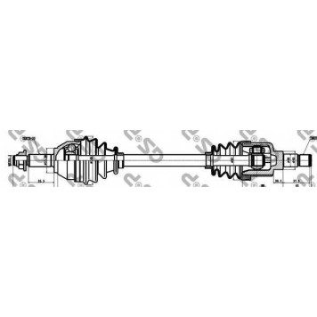 Приводной вал GSP GDS18042 / 218042