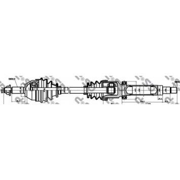 Приводной вал GSP GDS18046 / 218046