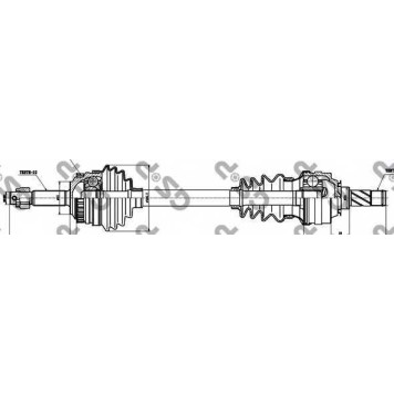 Приводной вал GSP GDS44001 / 244001
