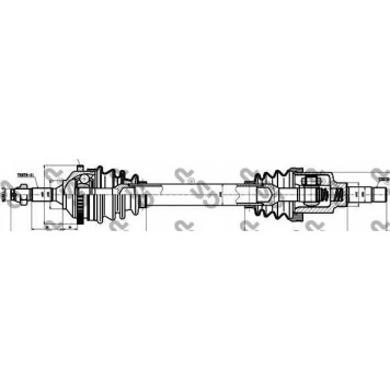 Приводной вал GSP GDS45027 / 245027