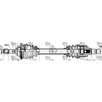 Приводной вал GSP GDS45032 / 245032