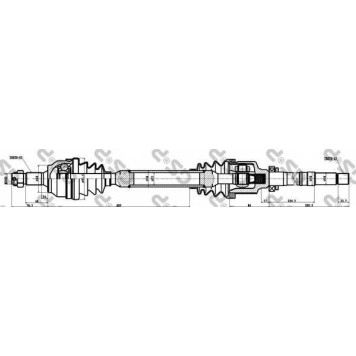 Приводной вал GSP GDS45137 / 245137