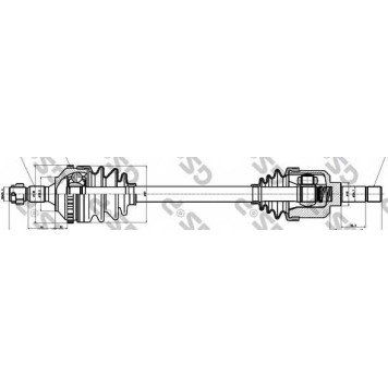 Приводной вал GSP GDS45159 / 245159